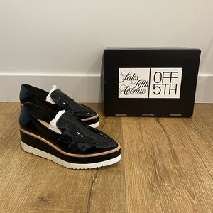 Saks fifth avenue platform Oxford shoes